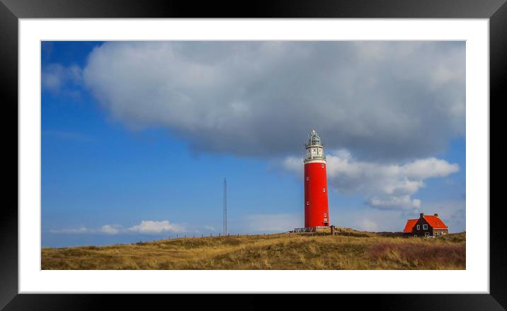          A lighthouse in Holland                   Framed Mounted Print by Hamperium Photography