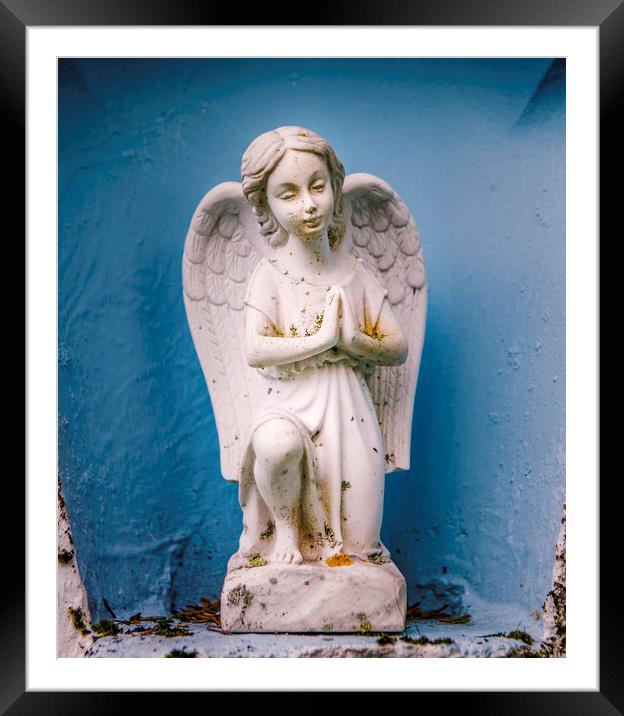 Praying angle Framed Mounted Print by Hamperium Photography