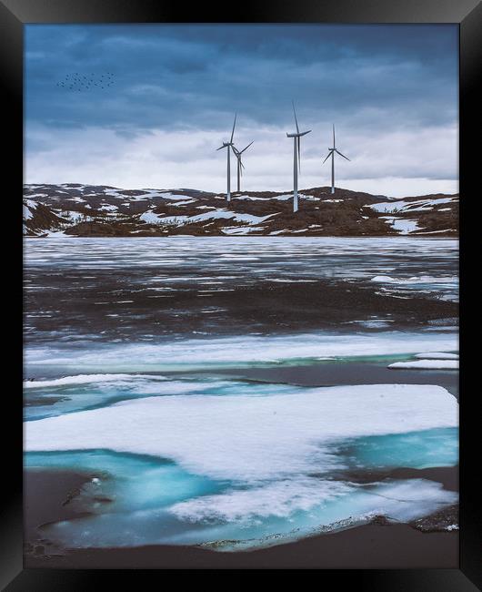 Wind turbines Framed Print by Hamperium Photography
