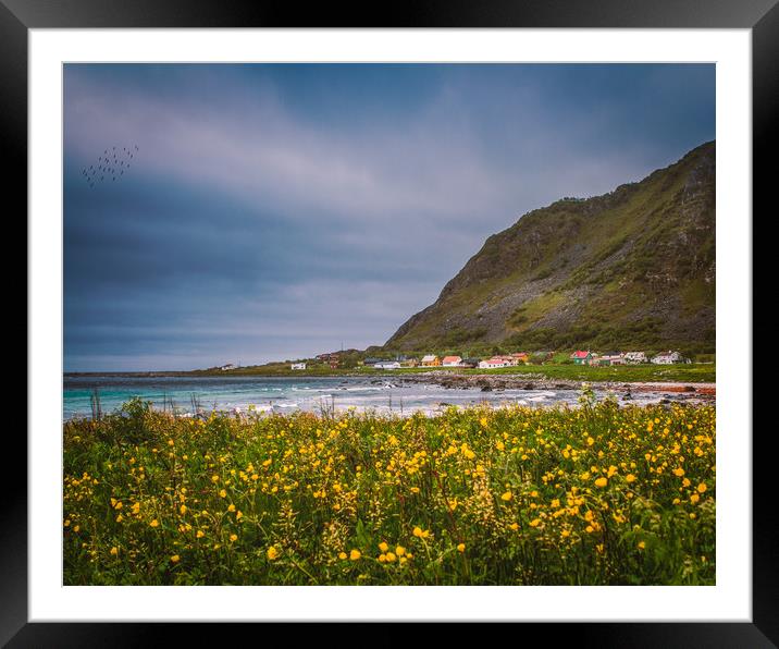 Vesterålen Framed Mounted Print by Hamperium Photography