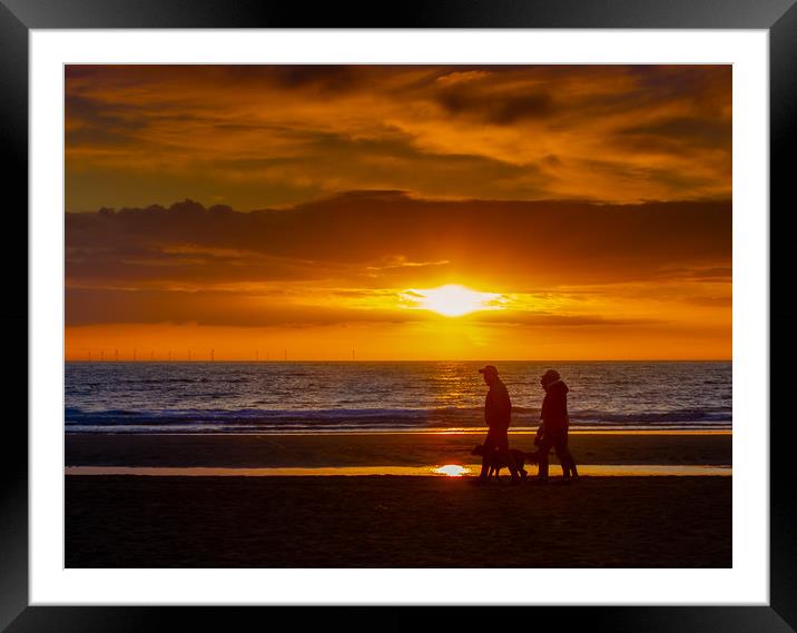 dutch sunset Framed Mounted Print by Hamperium Photography