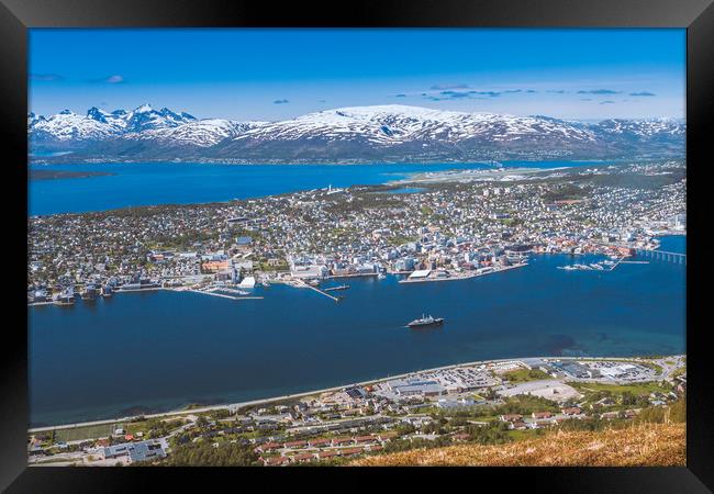 Tromsø, Paris of the north Framed Print by Hamperium Photography