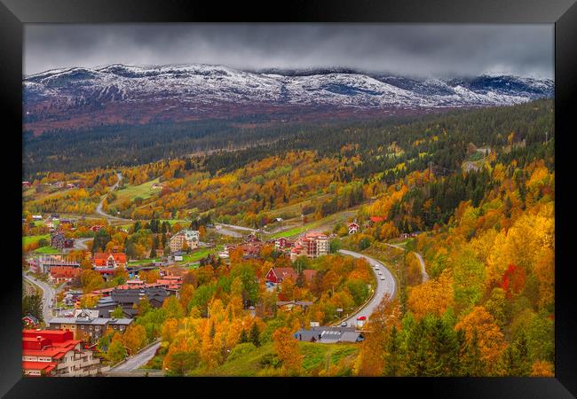 Sweden during the autumn Framed Print by Hamperium Photography