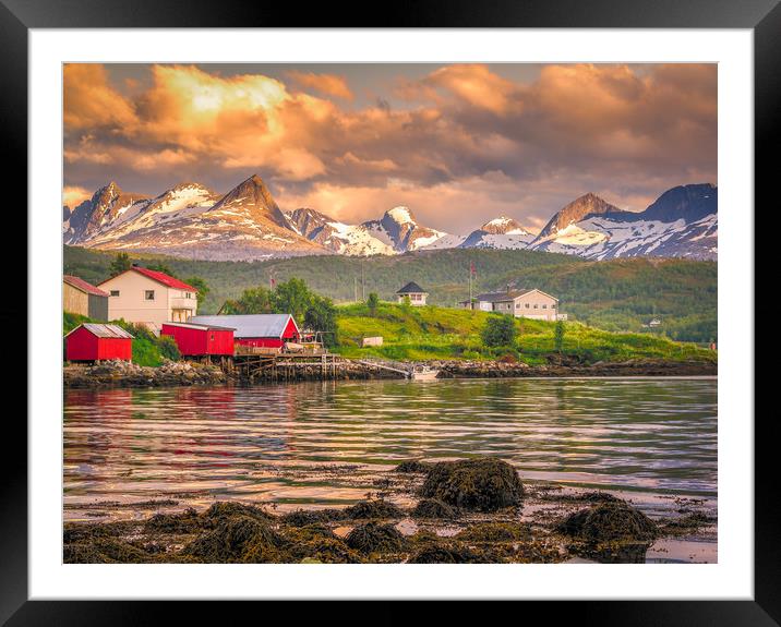 Salstraumen Bodø Norway Framed Mounted Print by Hamperium Photography