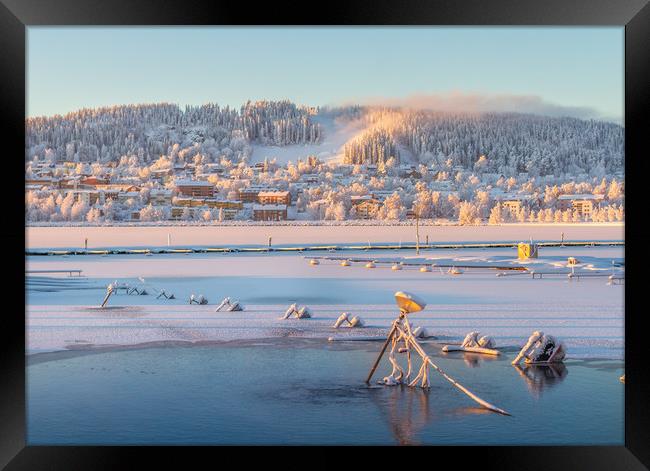 Östersund in Sweden Framed Print by Hamperium Photography