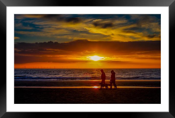 Dutch sunset Framed Mounted Print by Hamperium Photography