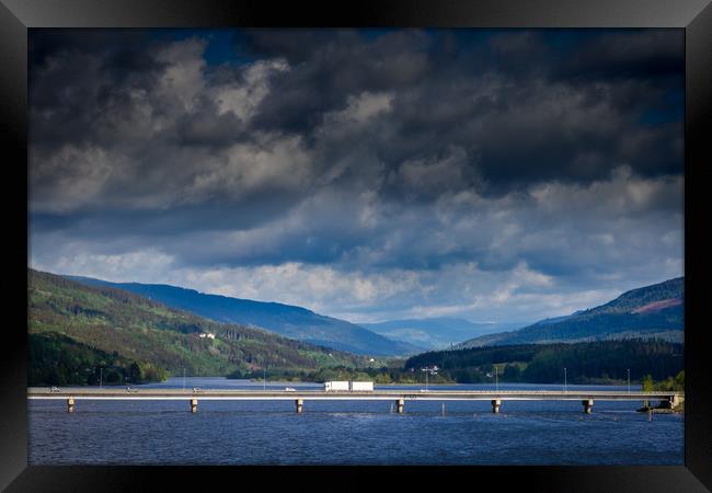 The bridge Framed Print by Hamperium Photography