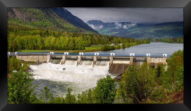 Hydro power station Framed Print by Hamperium Photography
