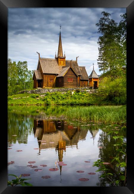 Maihaugen in Lillehammer Norway Framed Print by Hamperium Photography