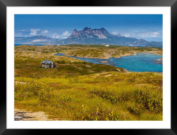 A house in Norway Framed Mounted Print by Hamperium Photography