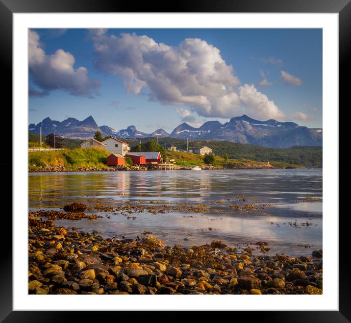 The Saltstraumen in Norway Framed Mounted Print by Hamperium Photography