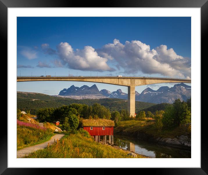 The Saltstraumen in Norway Framed Mounted Print by Hamperium Photography