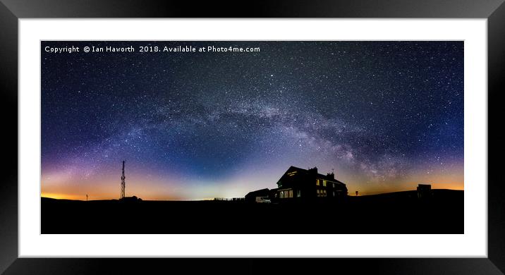 The Cat and Fiddle Milky Way Framed Mounted Print by Ian Haworth