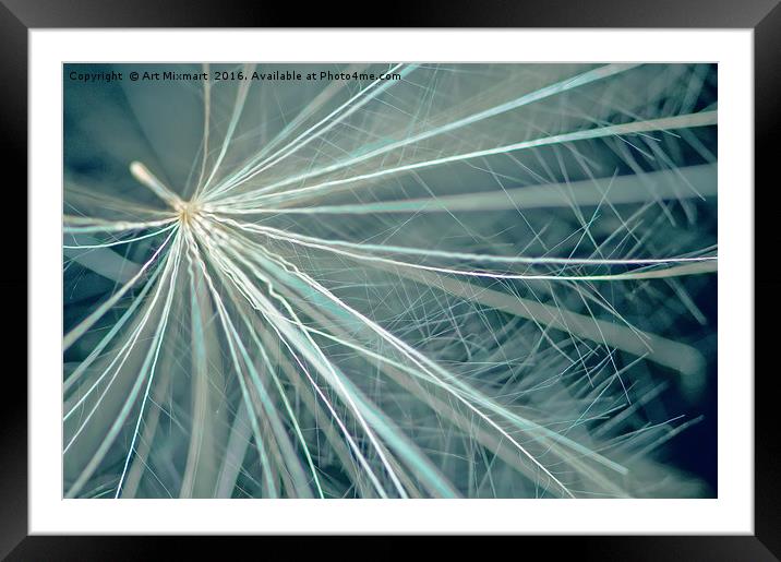 Fragility and dream Framed Mounted Print by Art Mixmart