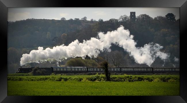 Steam Train Ride Framed Print by patricia cannock