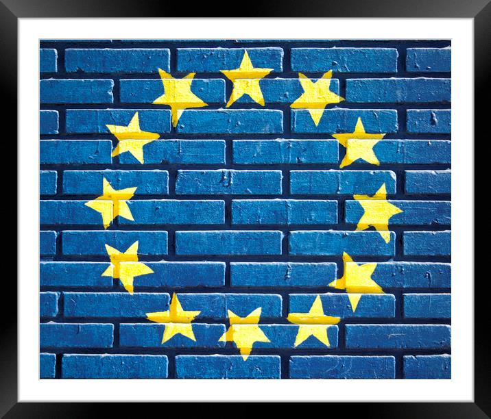 Simbol EU Framed Mounted Print by Igor Krylov