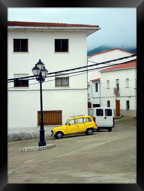 Yellow car Framed Print by Igor Krylov