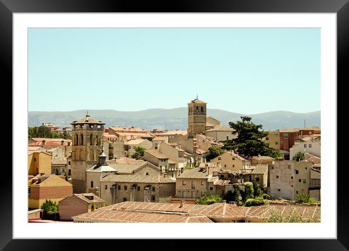 A view of Segovia Framed Mounted Print by Igor Krylov
