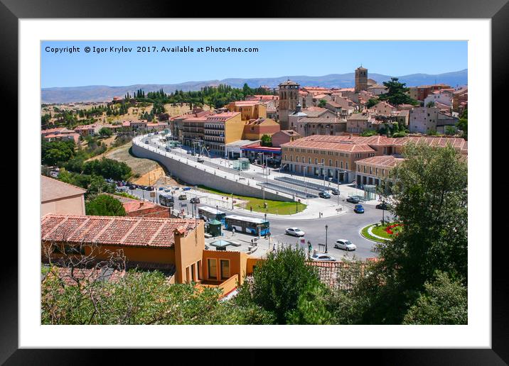  View of Segovia Framed Mounted Print by Igor Krylov