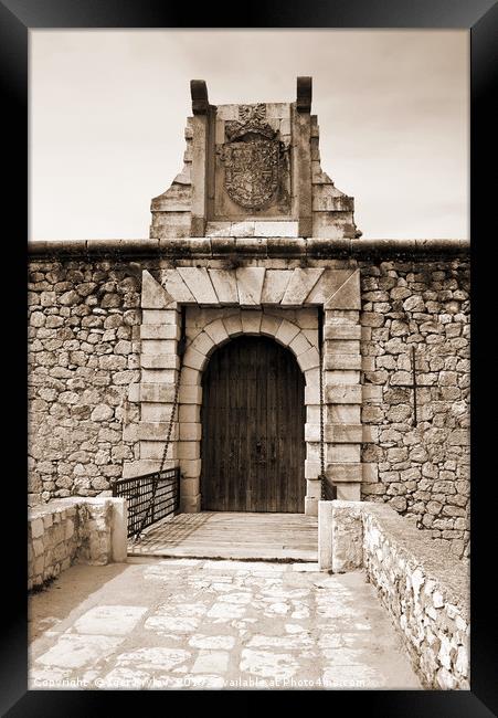 Castle of Chinchon, Spain  Framed Print by Igor Krylov