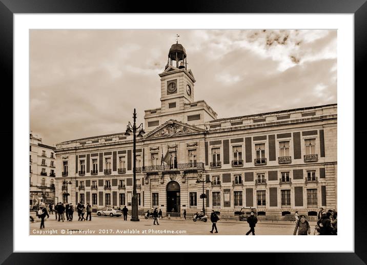 House of the Post Office Framed Mounted Print by Igor Krylov
