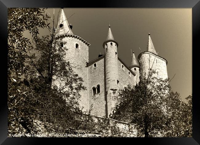 Castle Alcazar de Segovia Framed Print by Igor Krylov