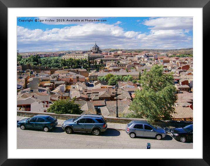  View of Toledo Framed Mounted Print by Igor Krylov