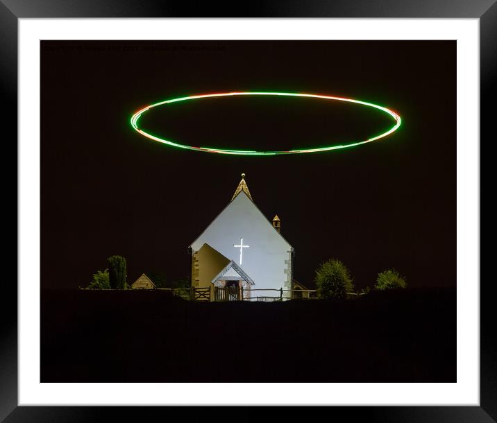 Halo Above. Framed Mounted Print by Angela Aird