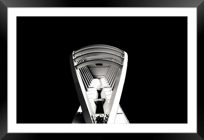 Spinnaker Tower Framed Mounted Print by Angela Aird