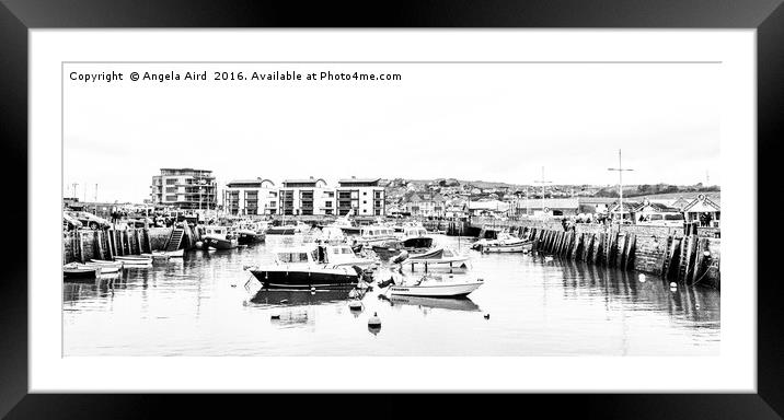 Westbay Framed Mounted Print by Angela Aird