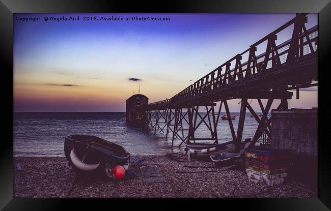  Selsey Lifeboat Station.  Framed Print by Angela Aird