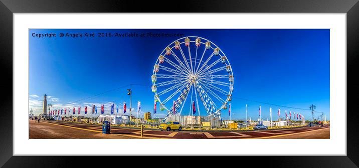 Southsea Common. Framed Mounted Print by Angela Aird