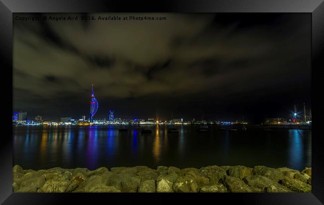 Portsmouth Harbour. Framed Print by Angela Aird