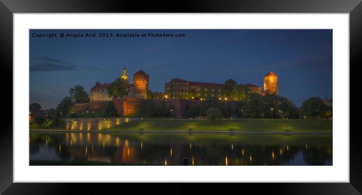 The Castle. Framed Mounted Print by Angela Aird