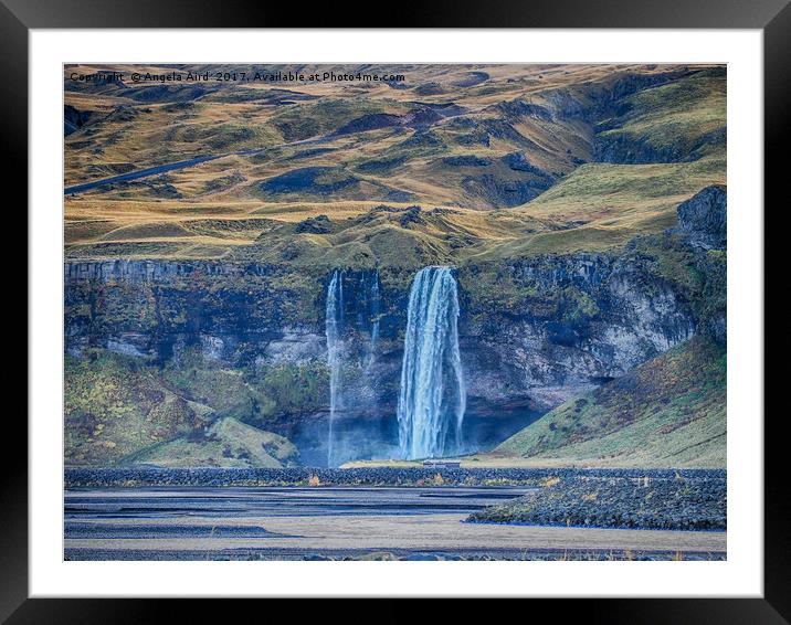 Overflow. Framed Mounted Print by Angela Aird