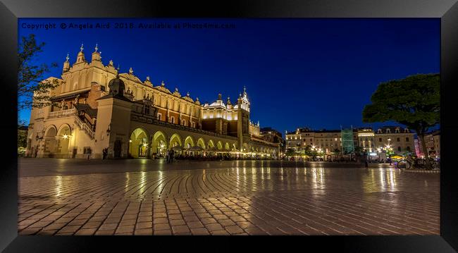 Cloth hall. Framed Print by Angela Aird