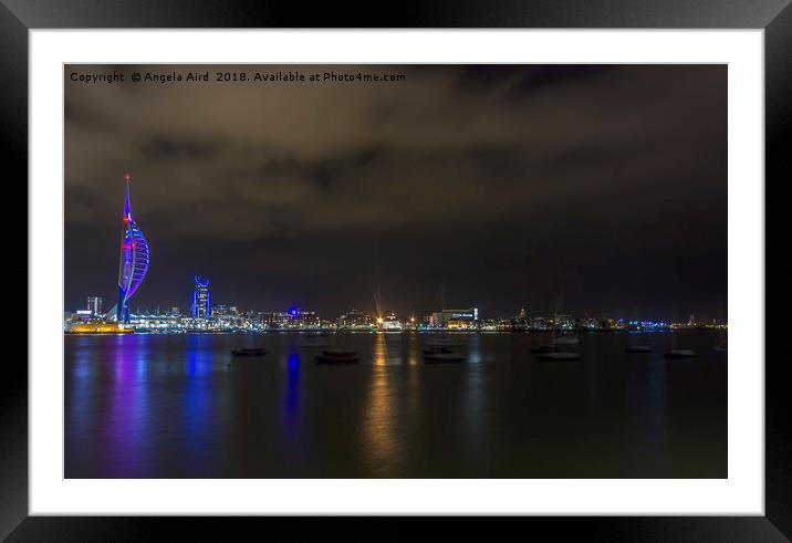 Spinnaker. Framed Mounted Print by Angela Aird