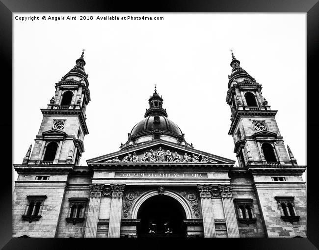 St. Stephen's Basilica. Framed Print by Angela Aird