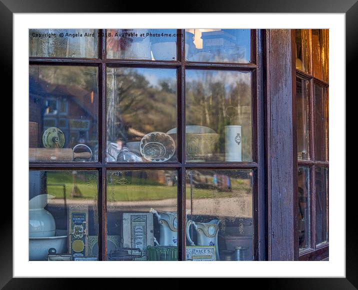 Old Curiosity Shop. Framed Mounted Print by Angela Aird