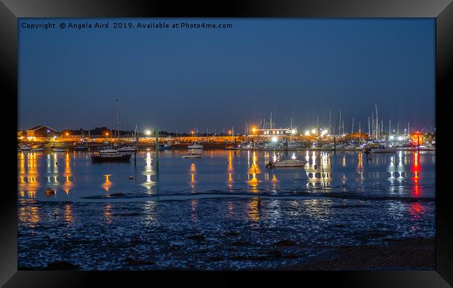 Langstone Harbour. Framed Print by Angela Aird