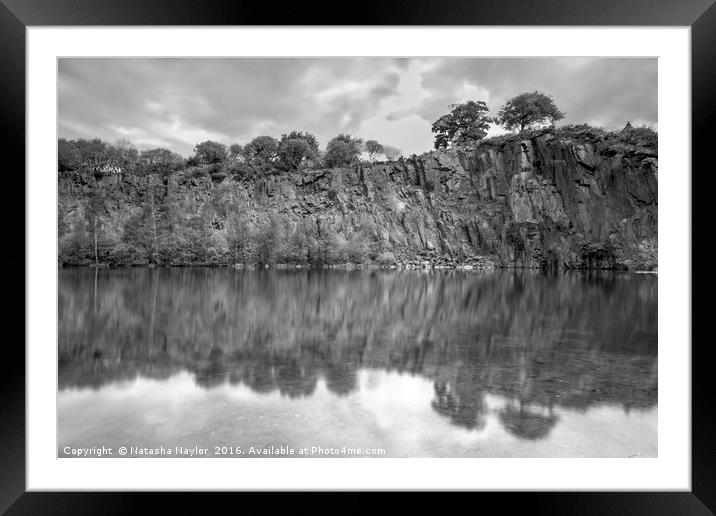 Auchinstarry Basin, Kilsyth Framed Mounted Print by Natasha Naylor