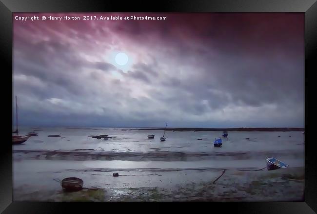 Stormy Weather Framed Print by Henry Horton