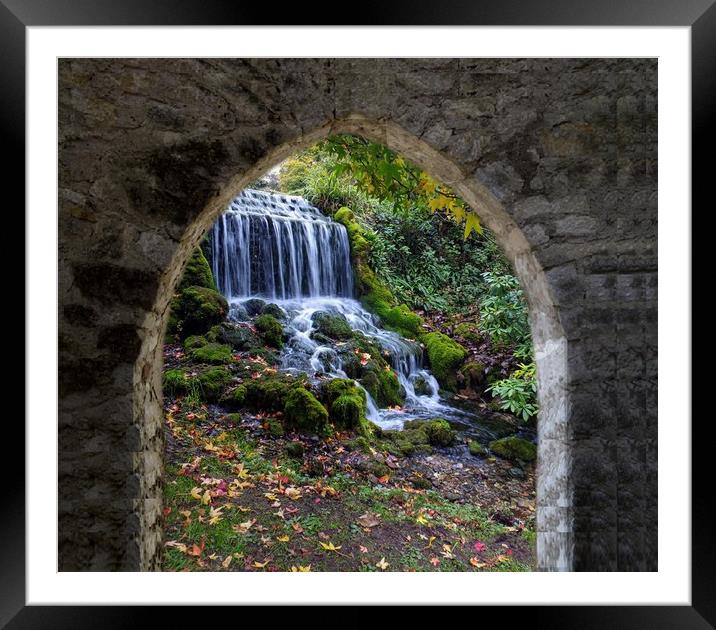 Waterfall Framed Mounted Print by Henry Horton