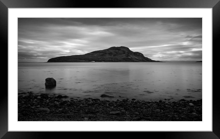 The Holy Isle Framed Mounted Print by Samuel Kerr