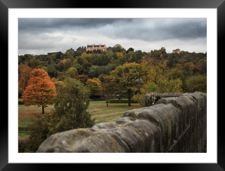 Stirling Castle from the Old Bridge Framed Mounted Print by Samuel Kerr