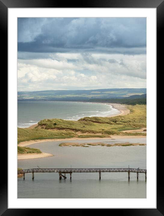 Lossie Dunes Framed Mounted Print by Samuel Kerr