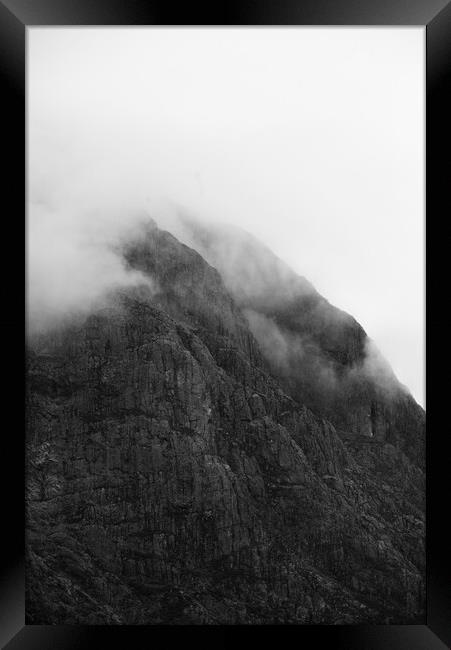 Buachaille Etive Mor: Portrait Two Framed Print by Samuel Kerr