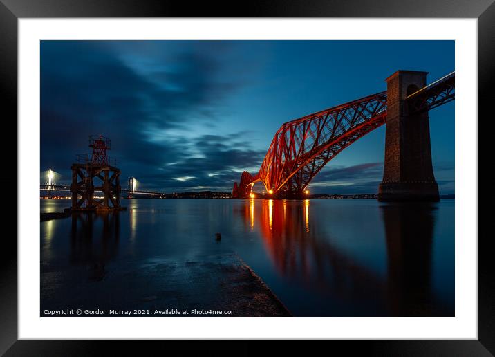 The Forth Bridge Framed Mounted Print by Gordon Murray