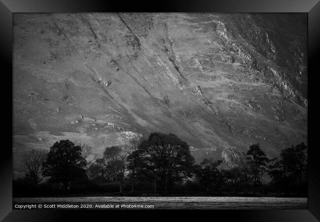 Buttermere Fells Framed Print by Scott Middleton