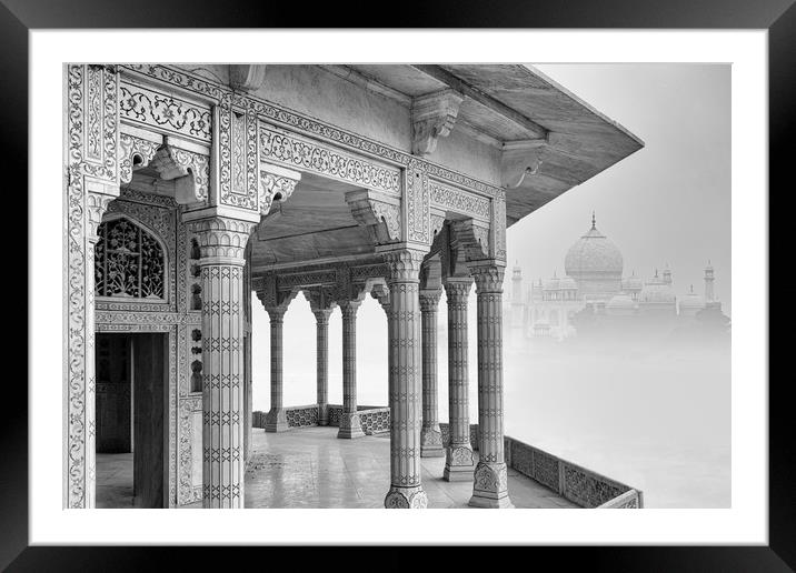 The Taj Mahal Framed Mounted Print by Thomas Herzog